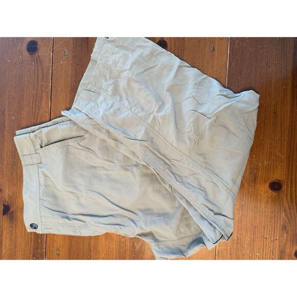 Rail Riders Men’s Convertible Sage Green Ripstop Nylon Pants 42” x 29” - Picture 11 of 12